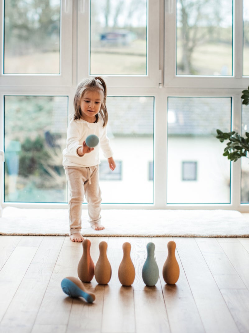Korko - Set da bowling per bambini - 6 birilli e 1 palle Multicolore - Kiabi