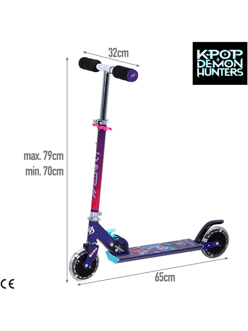 Kpop demon hunters monopattino pieghevole a 2 ruote con luci N/D - Kiabi