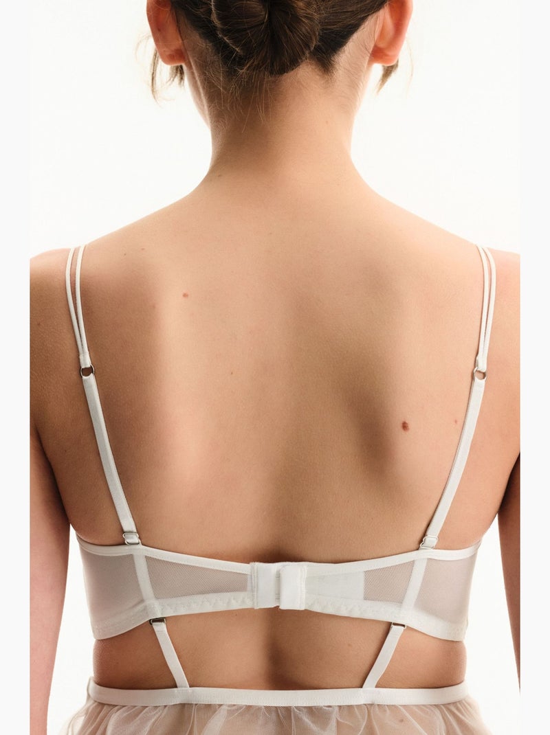 Kırık babydoll con gonna rimovibile penti Bianco sporco - Kiabi