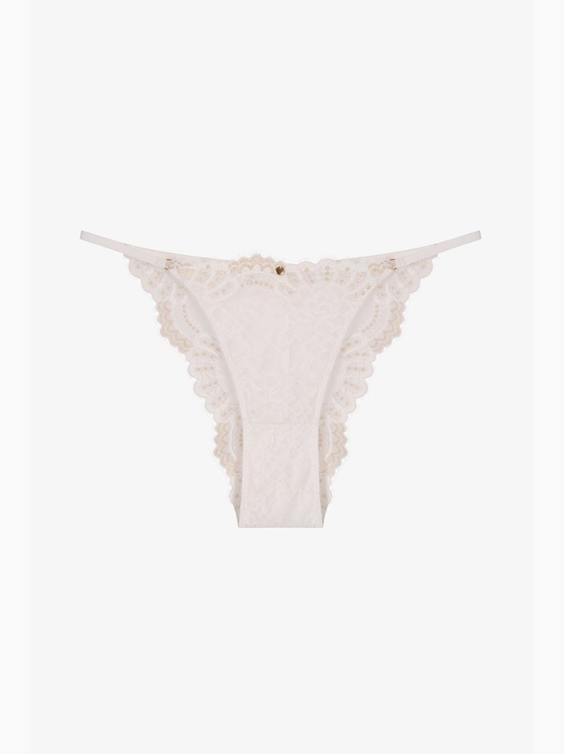 Kırık lacy slip slip penti Bianco sporco - Kiabi