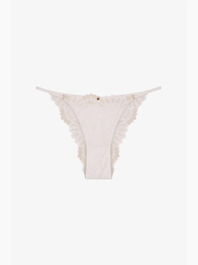 Kırık lacy slip slip penti Bianco sporco - Kiabi