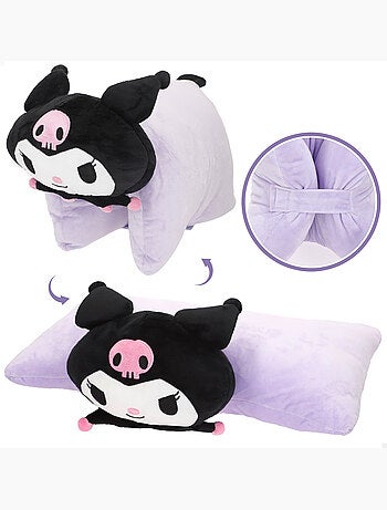 Kuromi cuscino 2 in 1, morbido e vellutato