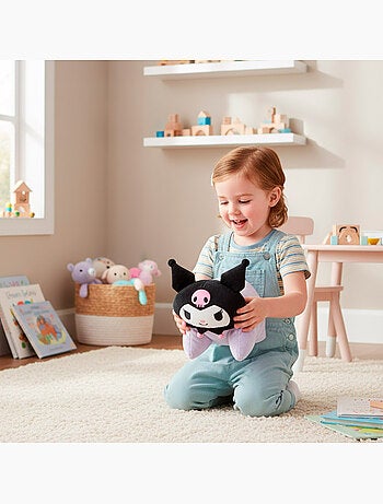 Kuromi cuscino 2 in 1, morbido e vellutato