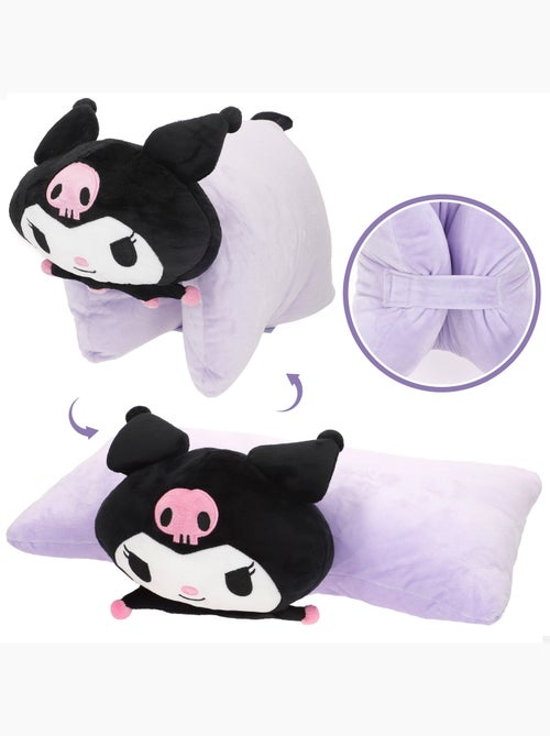 Kuromi cuscino 2 in 1, morbido e vellutato - Kiabi Kuromi cuscino 2 in 1, morbido e vellutato - Kiabi