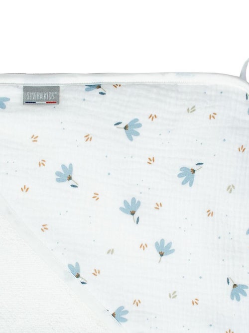 L mio primo asciugamano da bagno in cotone e bambù, fiordaliso | SEVIRA KIDS - Kiabi