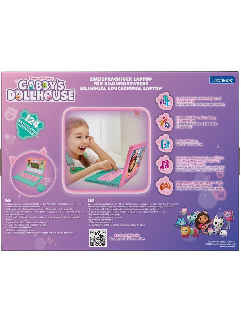 La casa delle bambole di Gabby Portatile didattico bilingue con 124 attività (EN/IT) Rosa - Kiabi