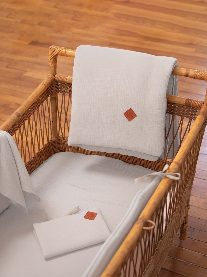 La mia prima coperta di garza di cotone, jeanne | sevira kids | sevira kids Grigio - Kiabi