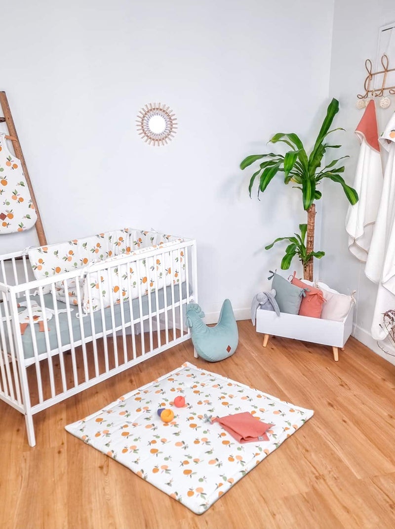 La mia prima mantella da bagno in cotone e bambù, clem | SEVIRA KIDS Bianco - Kiabi