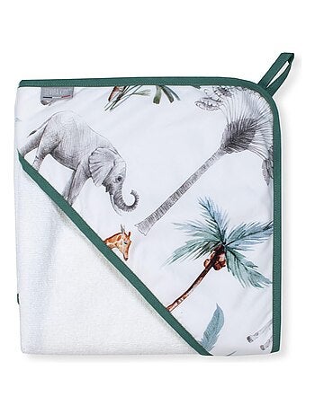 La mia prima mantella da bagno in cotone e bambù, safari - SEVIRA KIDS