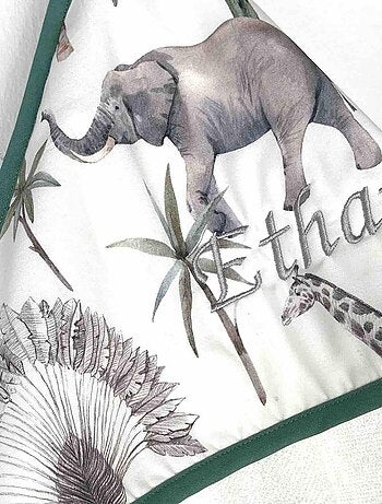 La mia prima mantella da bagno in cotone e bambù, safari | SEVIRA KIDS