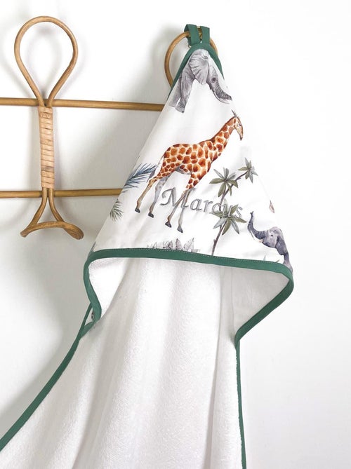 La mia prima mantella da bagno in cotone e bambù, safari | SEVIRA KIDS - Kiabi