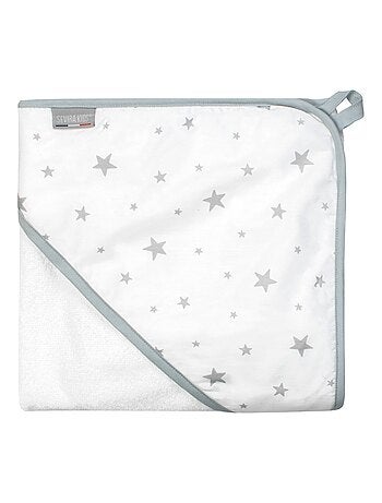 La mia prima mantella da bagno in cotone e bambù, stella | sevira kids | sevira kids