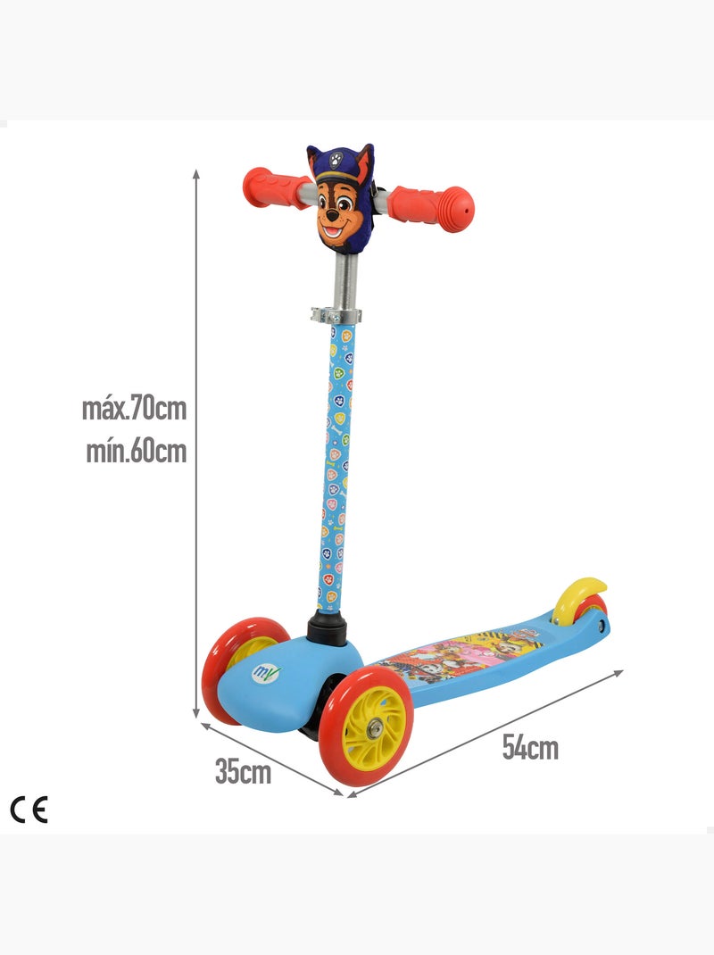 La patrulla canina monopattino per bambini a 3 ruote con tasca anteriore chase N/D - Kiabi