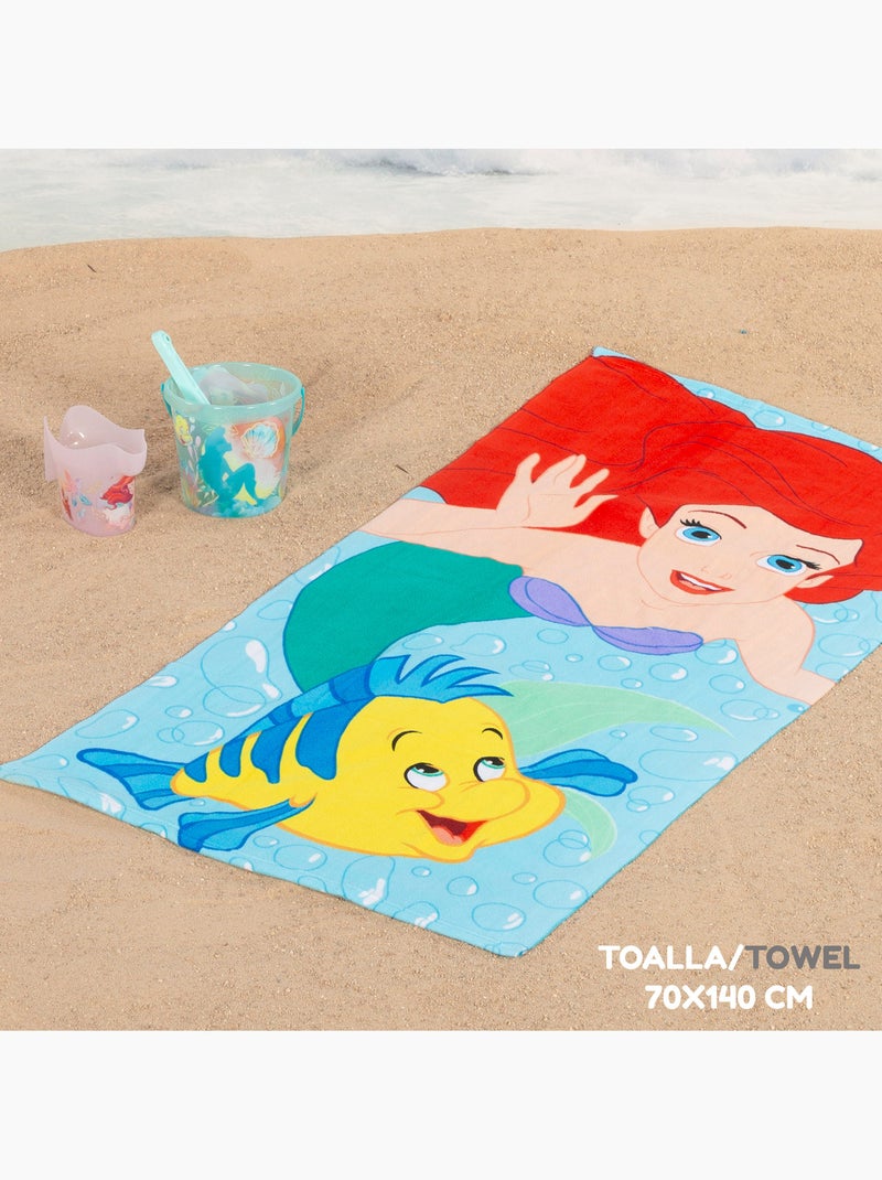La sirenetta set di secchielli da spiaggia con accessori asciugamano e borsa N/D - Kiabi