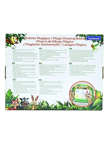 La tavola da disegno magnetica multicolore Animals con accessori Formato A5