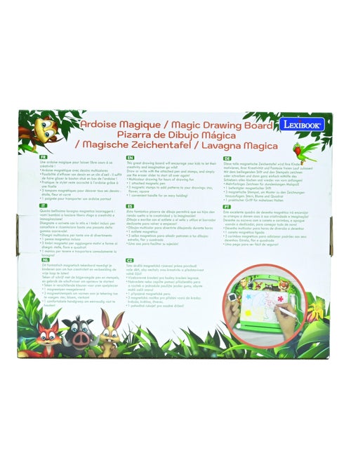 La tavola da disegno magnetica multicolore Animals con accessori Formato A5 - Kiabi