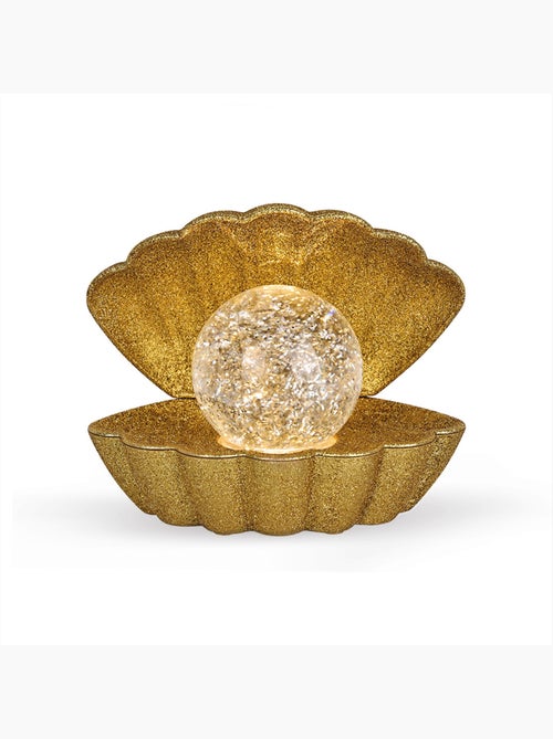 Lampada a conchiglia illuminata con effetto glitter - Kiabi
