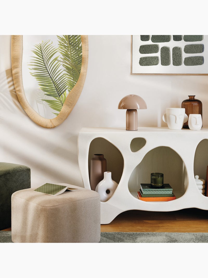Lampada a fungo in metallo Beige - Kiabi