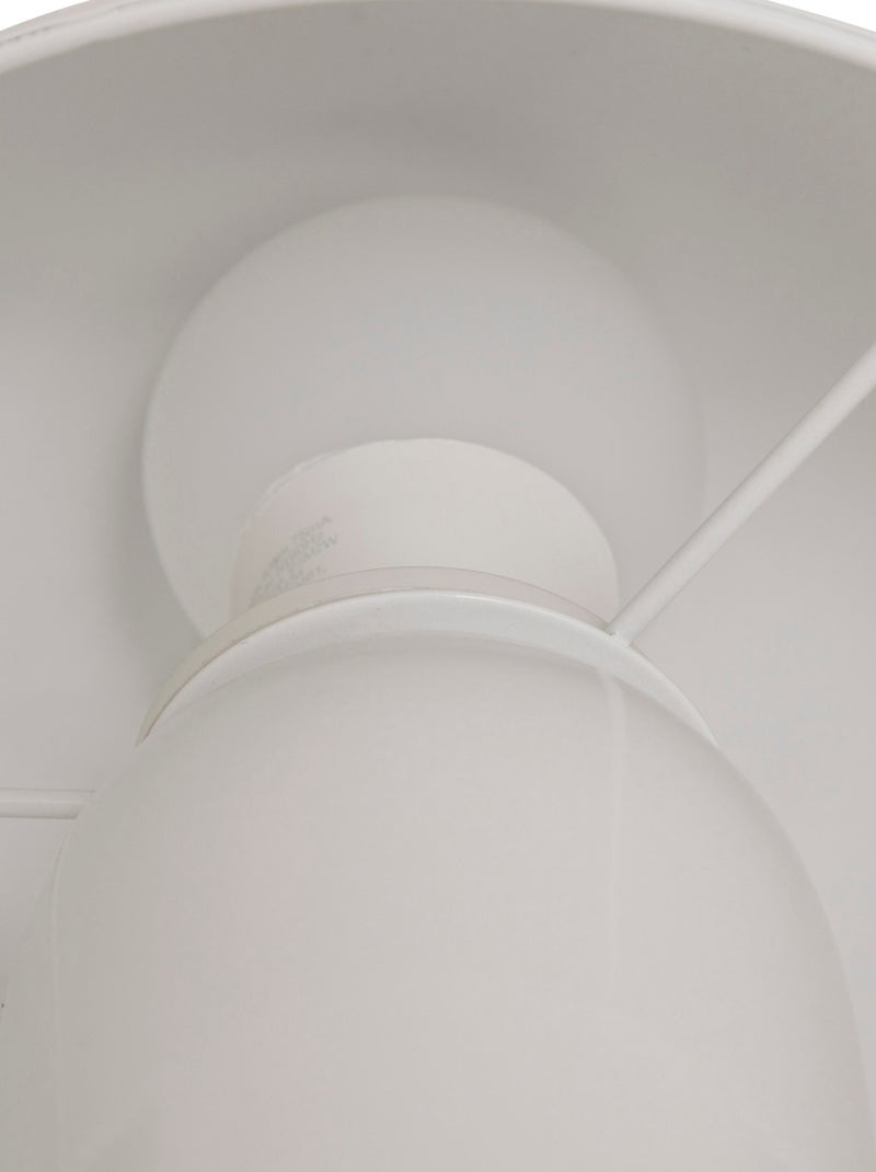 Lampada a fungo in metallo Bianco - Kiabi