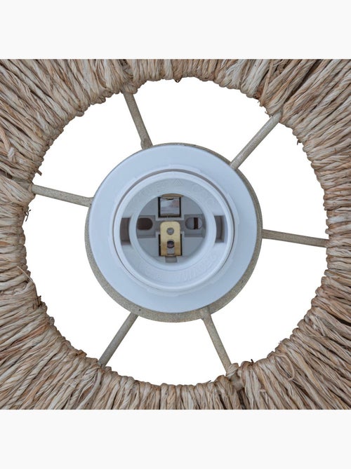 Lampada a sospensione alara in juta beige d69,5cm - Kiabi