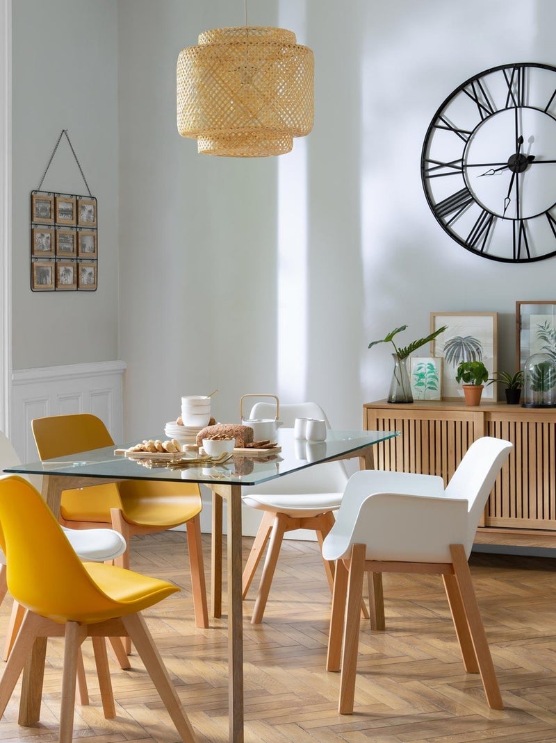 Lampada a sospensione bohémien in bambù Beige - Kiabi
