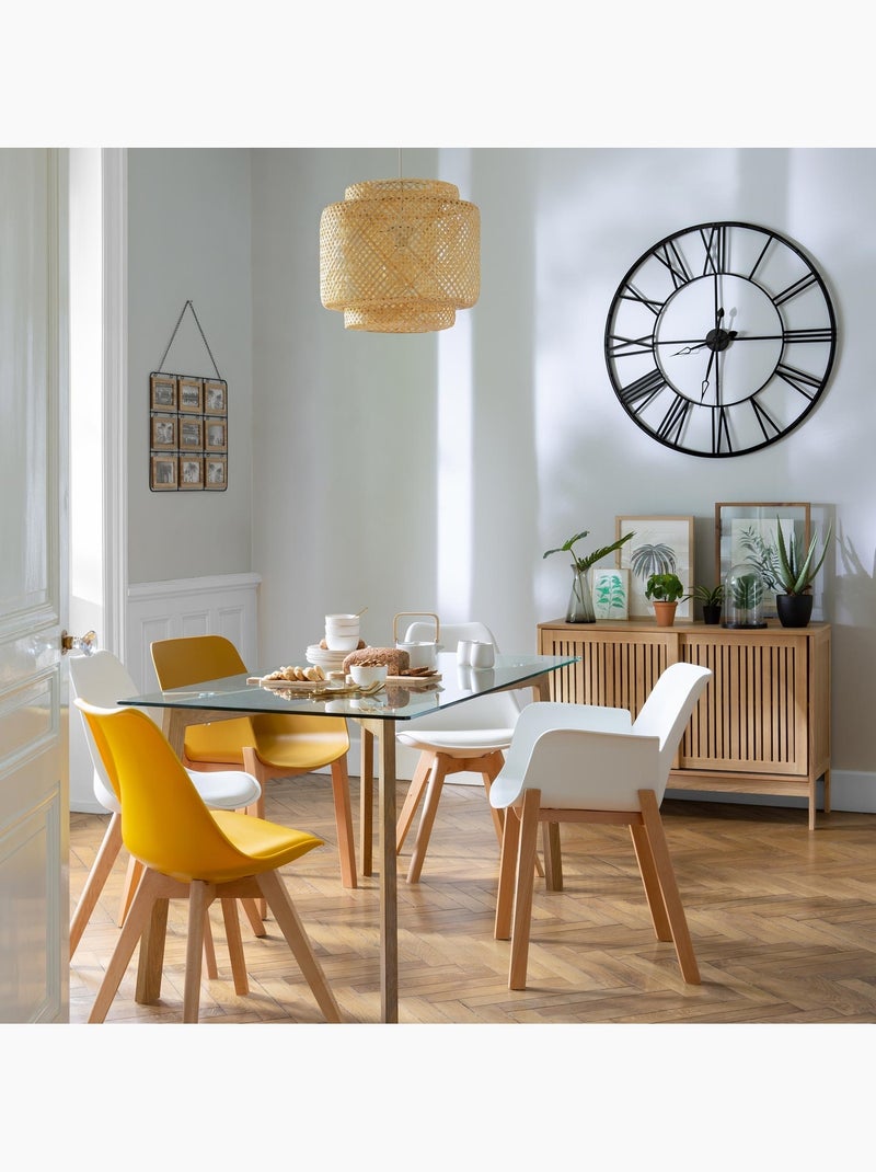 Lampada a sospensione bohémien in bambù Beige - Kiabi