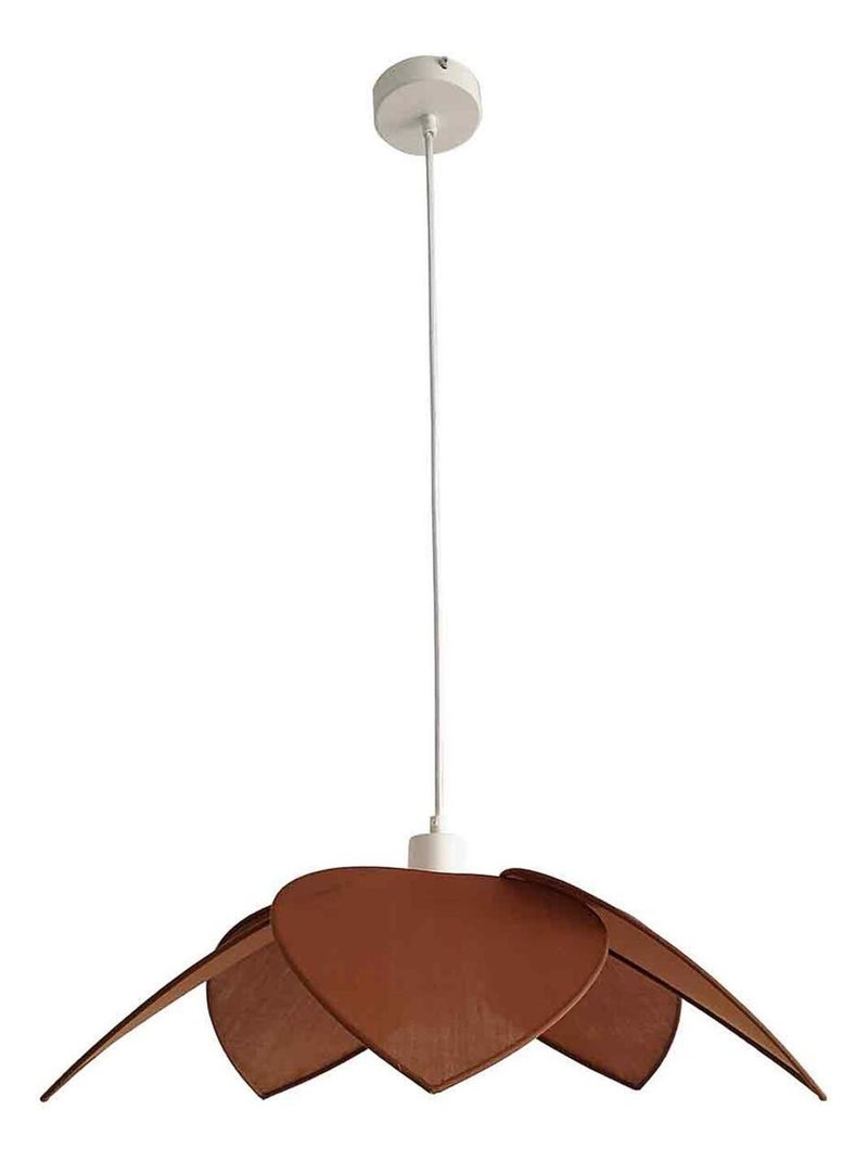 Lampada a sospensione con petali di fiori Marrone scuro - Kiabi