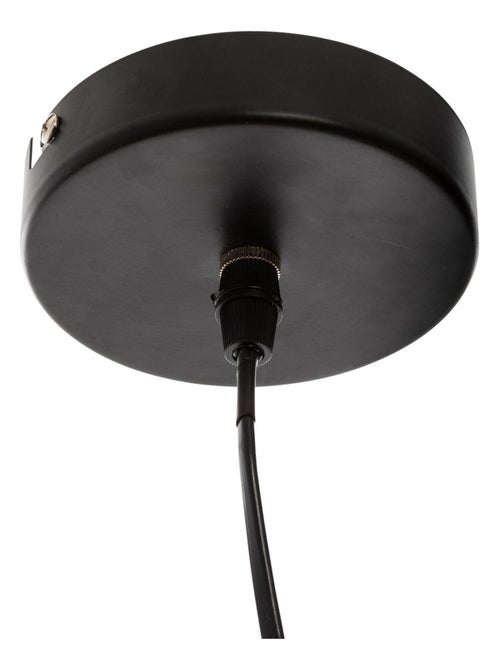 Lampada a sospensione di design in metallo e rafia - Kiabi