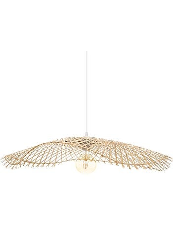 Lampada a sospensione in bambù tess d75cm