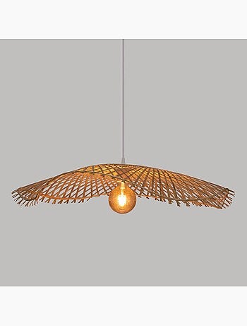 Lampada a sospensione in bambù tess d75cm