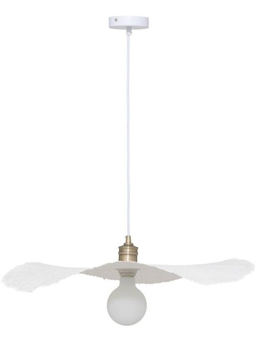Lampada a sospensione in cartapesta tehani bianco d57cm - Kiabi