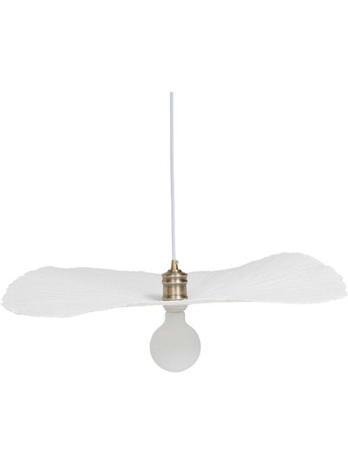 Lampada a sospensione in cartapesta tehani bianco d57cm - Kiabi