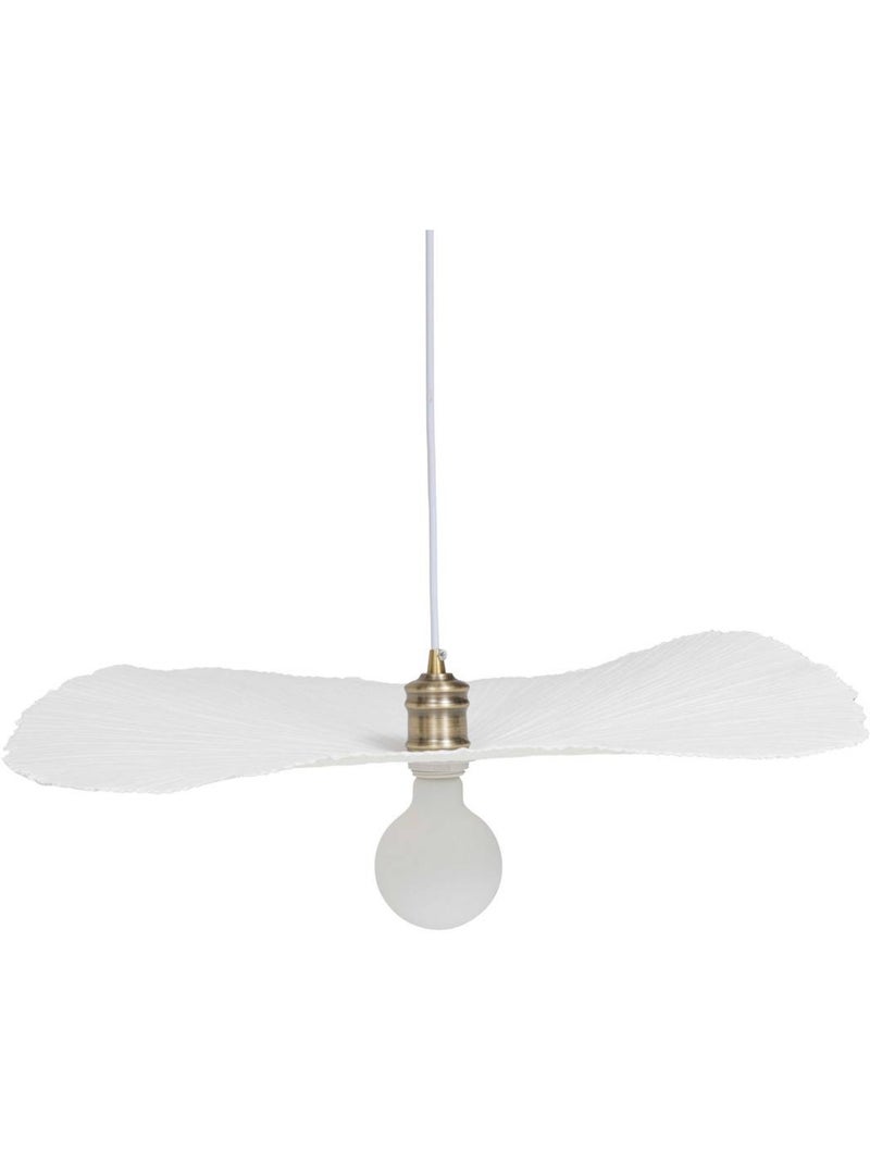 Lampada a sospensione in cartapesta tehani bianco d57cm Bianco - Kiabi