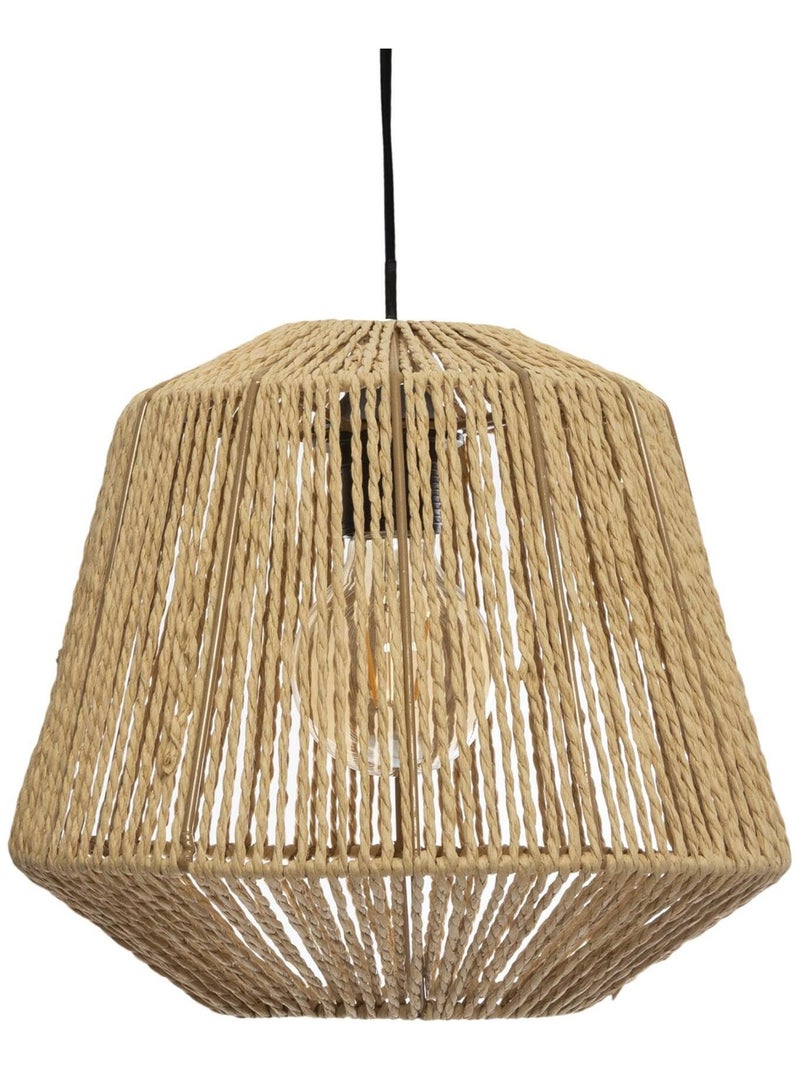 Lampada a sospensione in corda Jily Beige - Kiabi