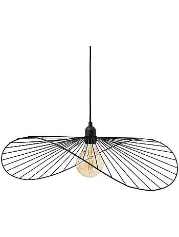 Lampada a sospensione in metallo nero