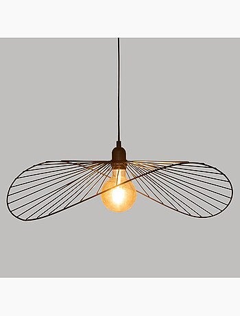 Lampada a sospensione in metallo nero
