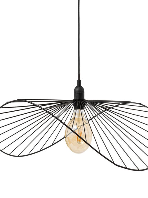 Lampada a sospensione in metallo nero - Kiabi