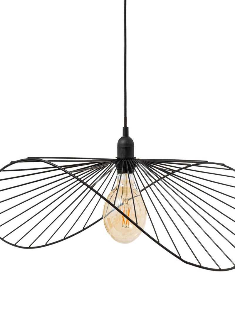 Lampada a sospensione in metallo nero Nero - Kiabi