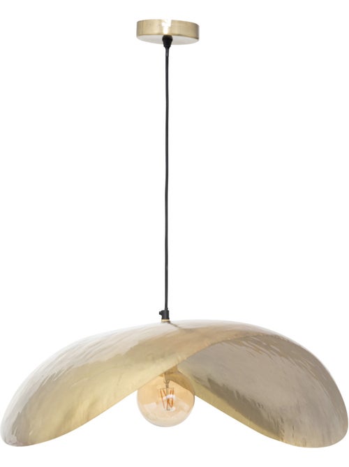 Lampada a sospensione in ottone martellato - Kiabi