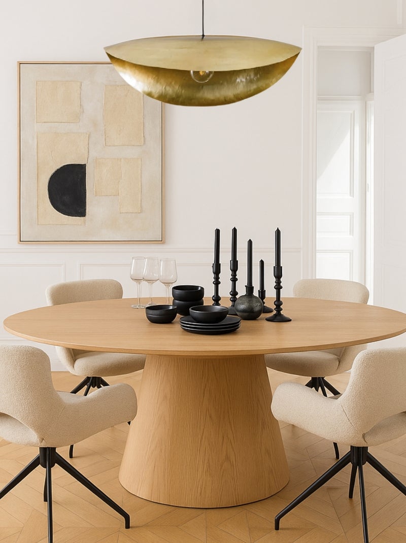 Lampada a sospensione in ottone martellato Dorato/Oro - Kiabi