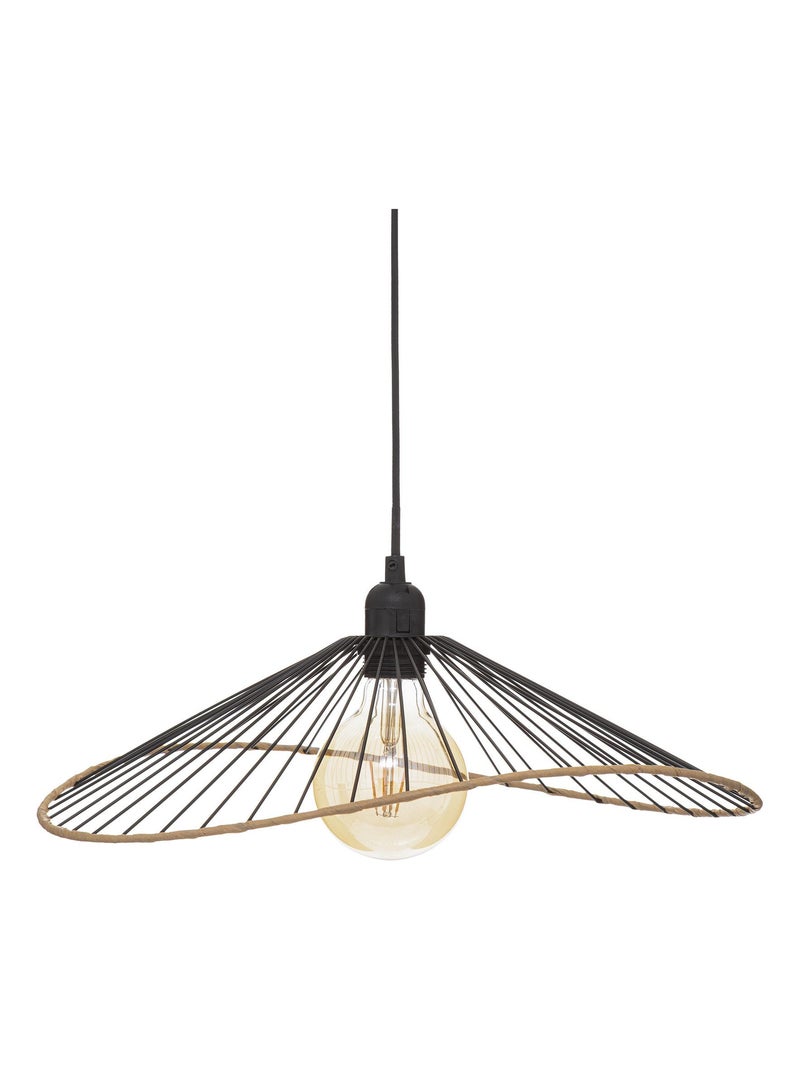 Lampada a sospensione moderna in metallo Nero - Kiabi