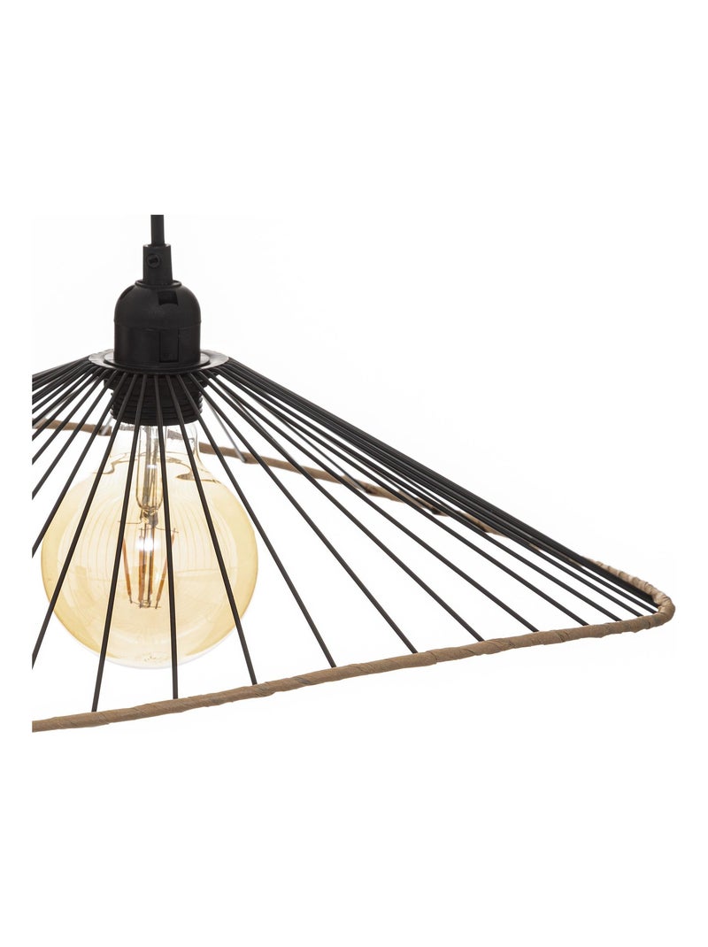 Lampada a sospensione moderna in metallo Nero - Kiabi