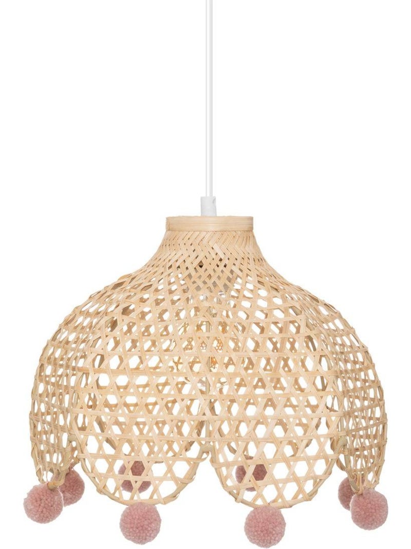 Lampada a sospensione week end à la campagne h.22cm bambù Beige - Kiabi