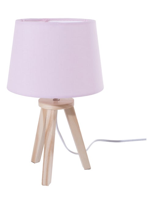 Lampada a treppiede in legno - Kiabi