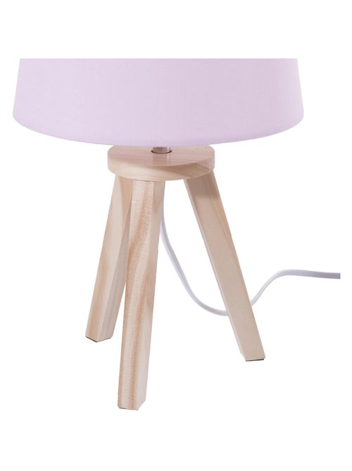 Lampada a treppiede in legno - Kiabi