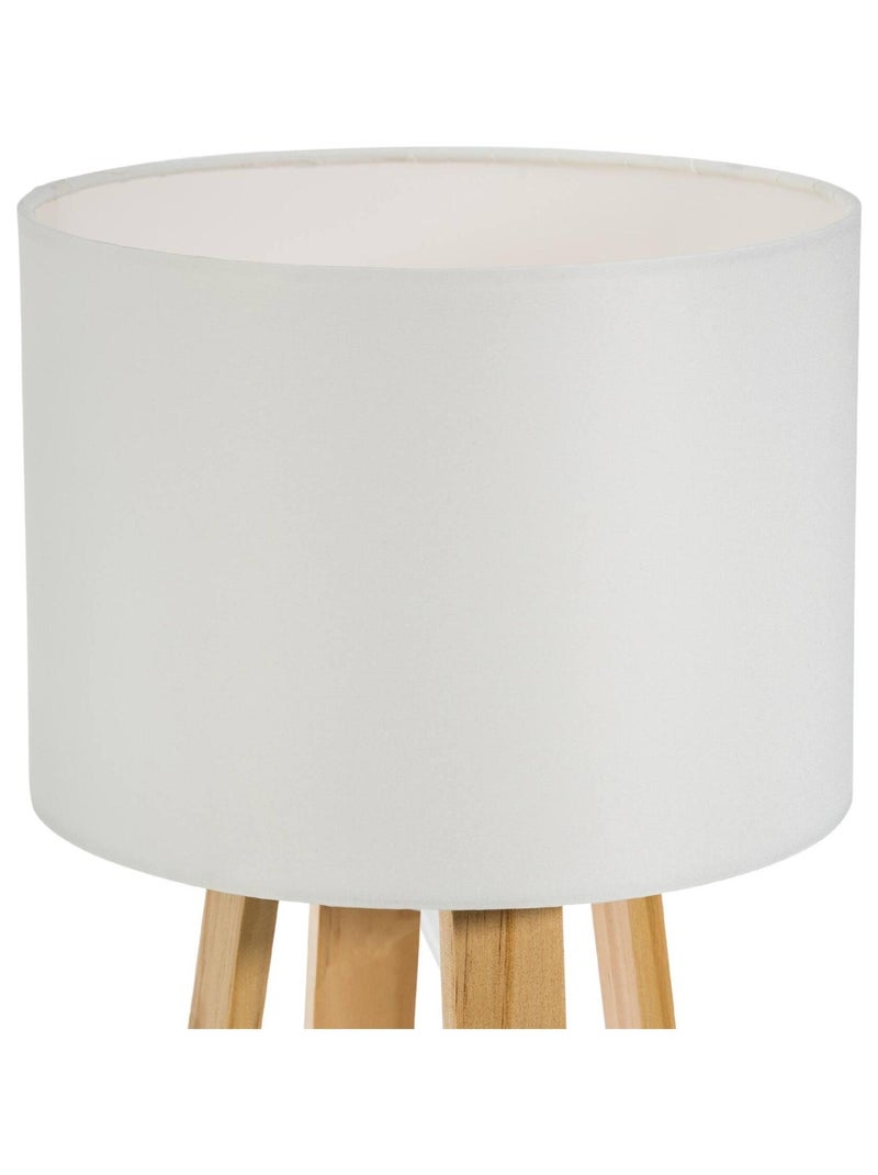 Lampada a treppiede in stile scandinavo Bianco - Kiabi