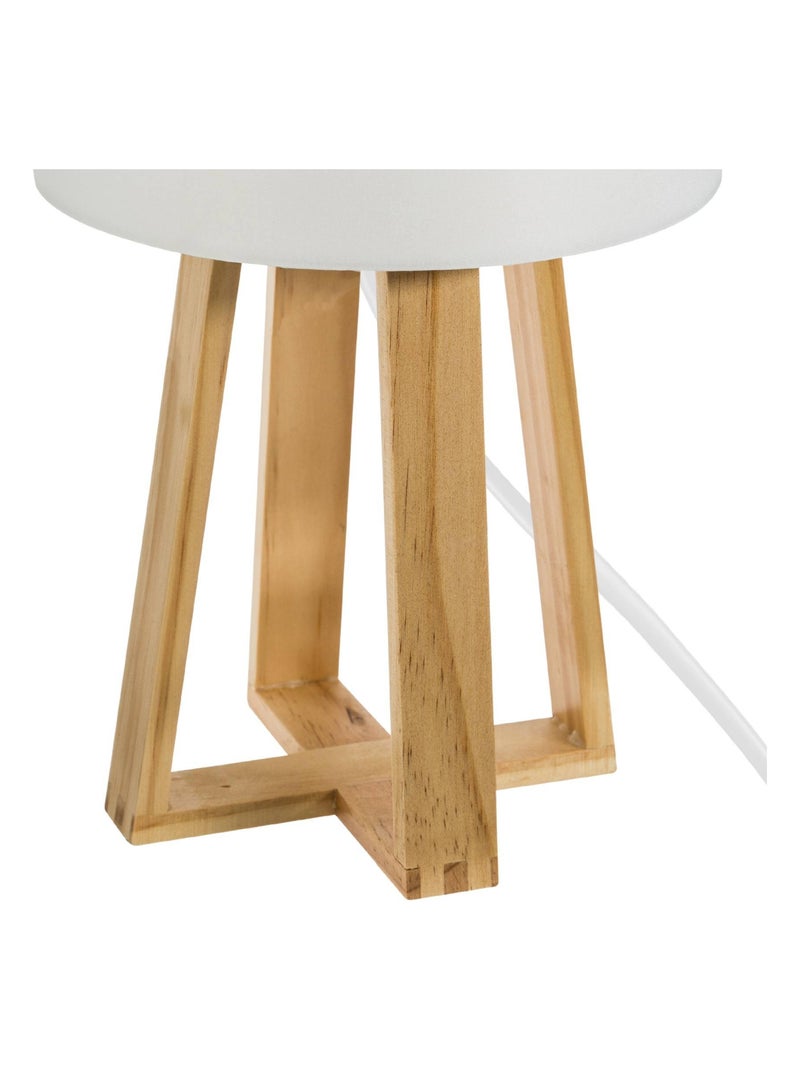 Lampada a treppiede in stile scandinavo Bianco - Kiabi