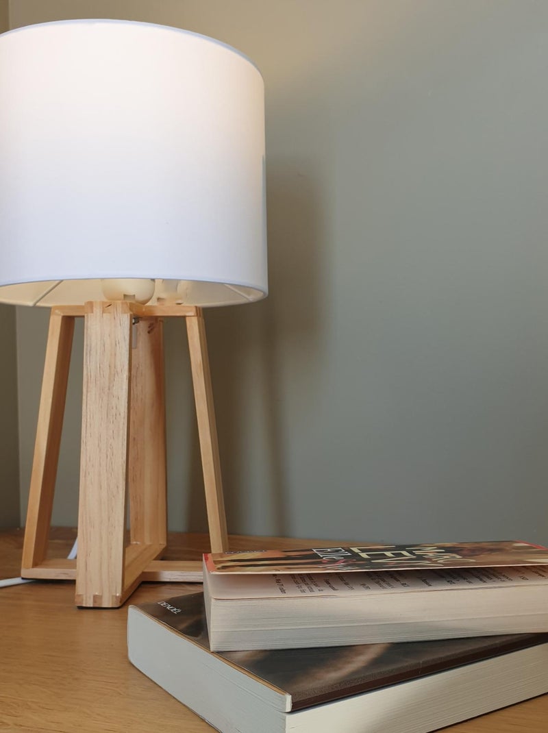 Lampada a treppiede in stile scandinavo Bianco - Kiabi