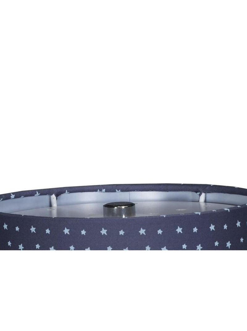 Lampada da comodino con base in cotone - SAUTHON Blu - Kiabi
