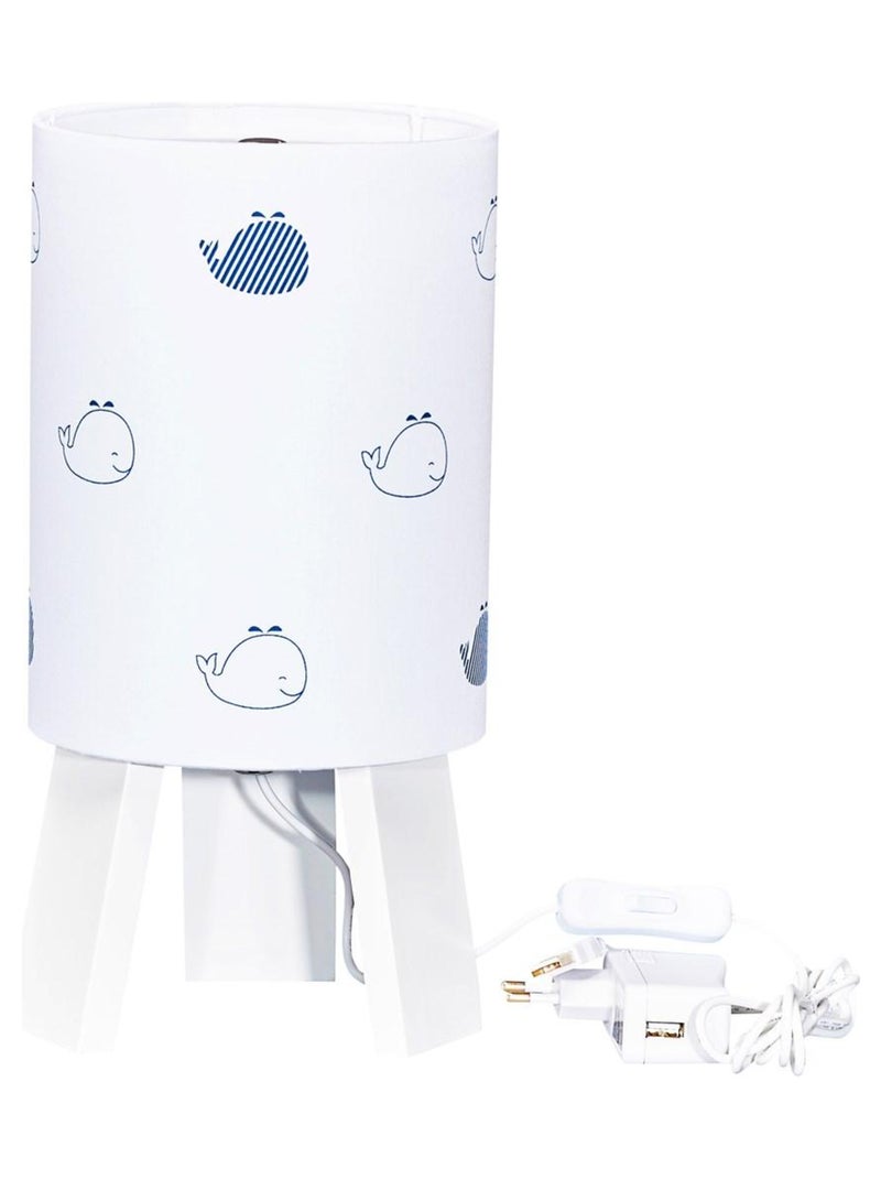 Lampada da comodino in cotone - SAUTHON Bianco - Kiabi